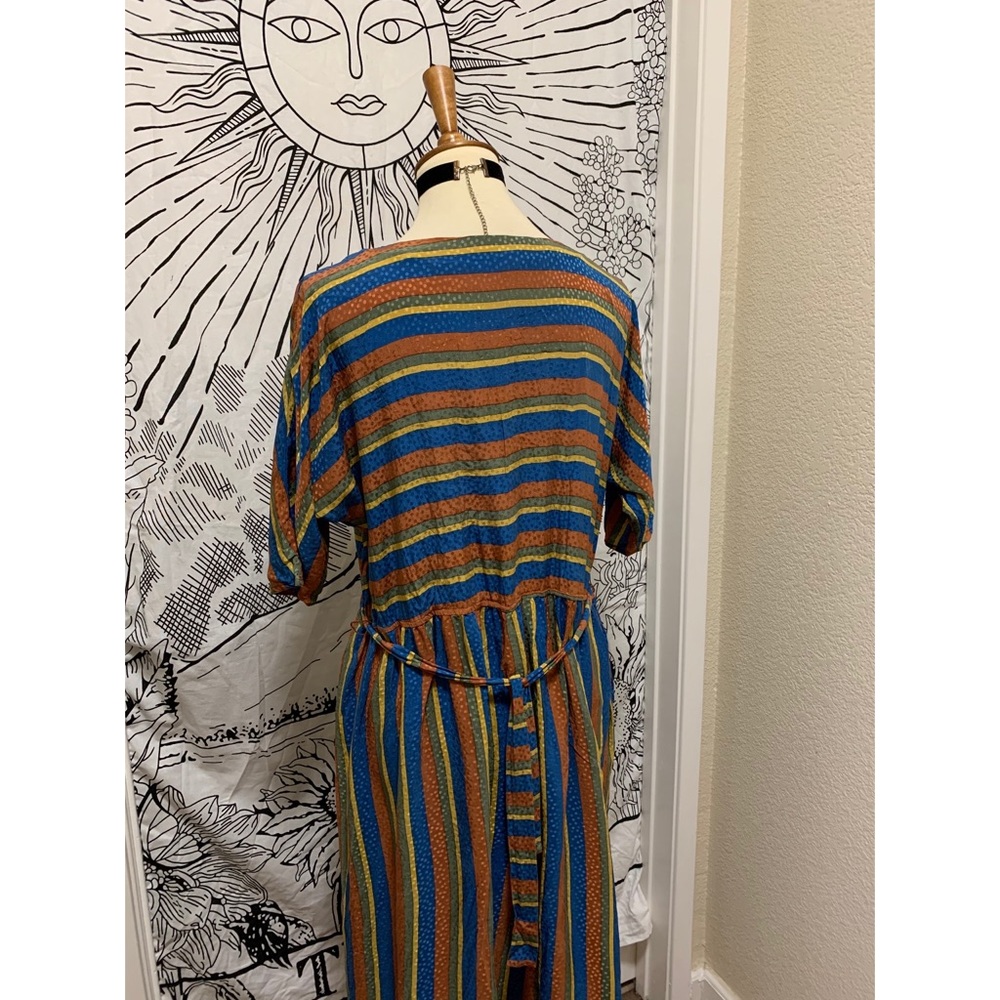 🌈 SOLD Amazing Vintage stripes dress - Picture 8 of 11